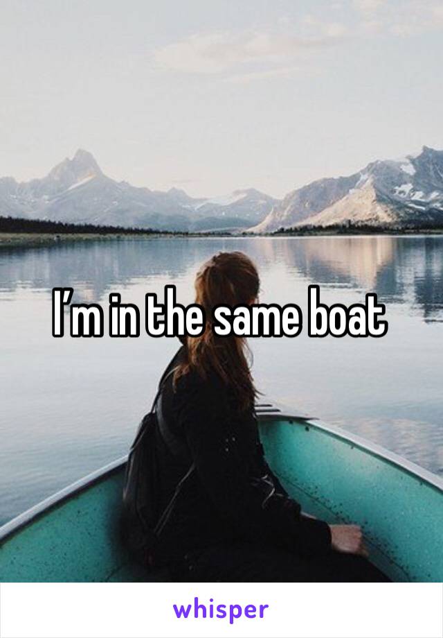 I’m in the same boat