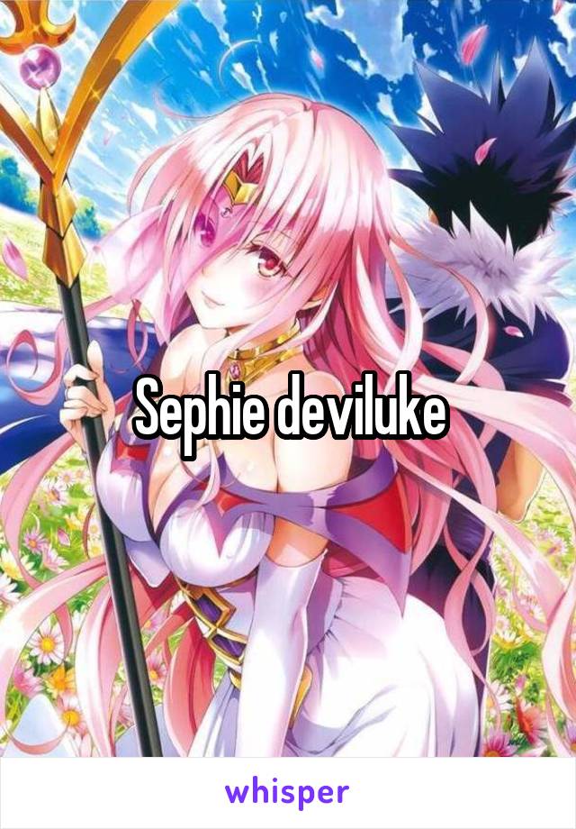 Sephie deviluke