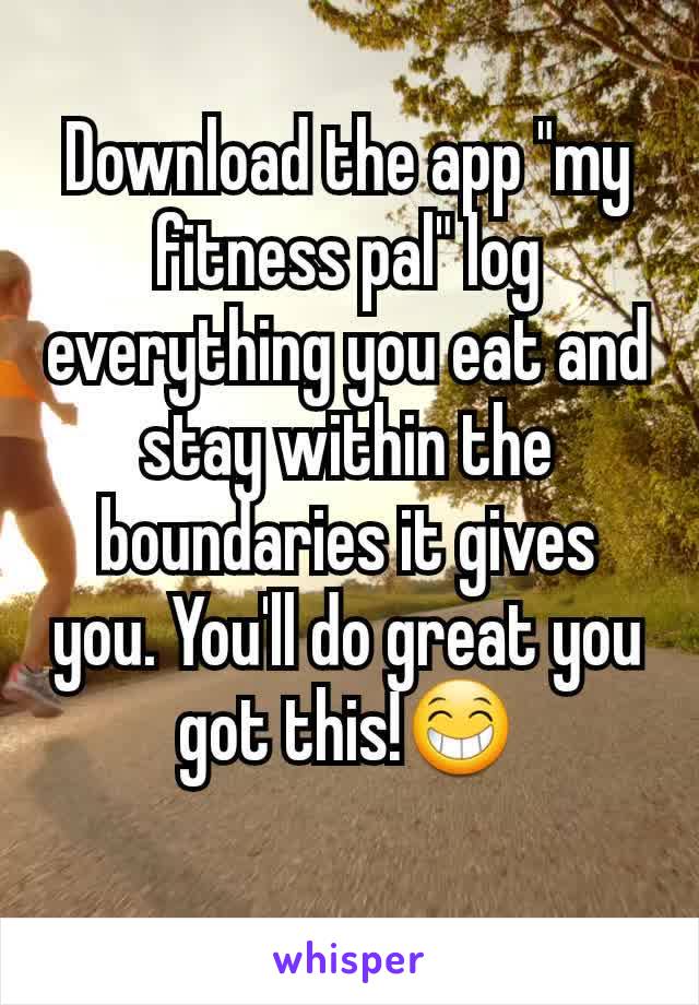 Download the app "my fitness pal" log everything you eat and stay within the boundaries it gives you. You'll do great you got this!😁