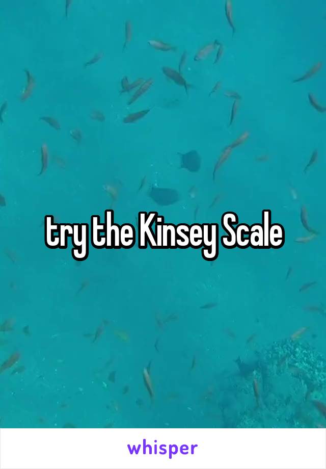 try the Kinsey Scale