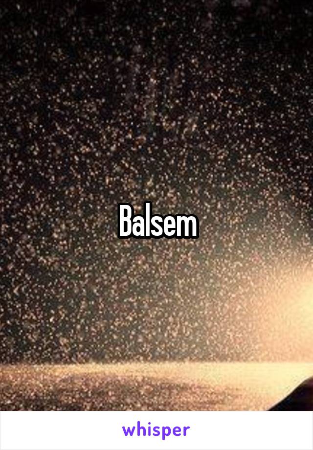 Balsem