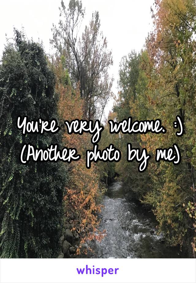 You're very welcome. :)
(Another photo by me)