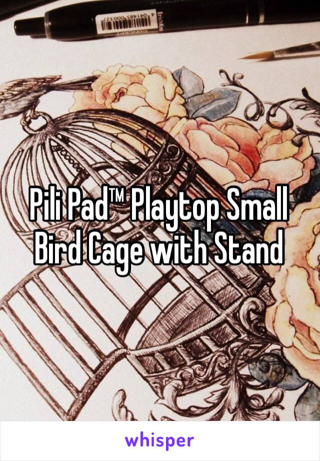 Pili Pad™ Playtop Small Bird Cage with Stand