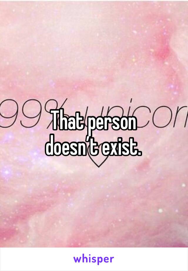 That person doesn’t exist.