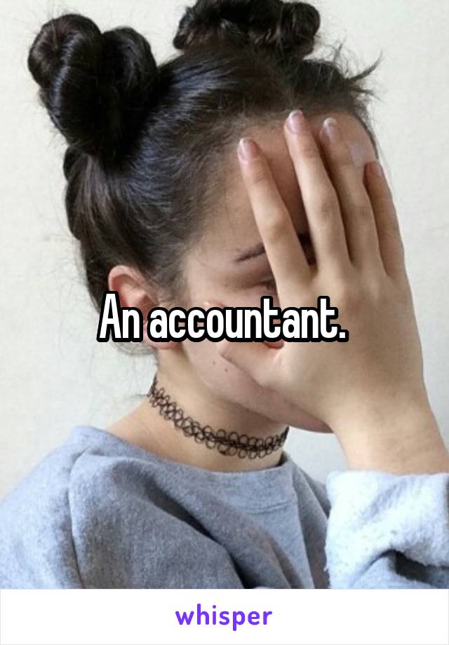 An accountant. 