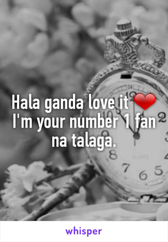 Hala ganda love it ❤
I'm your number 1 fan na talaga.