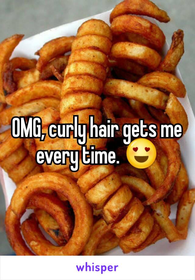 OMG, curly hair gets me every time. 😍