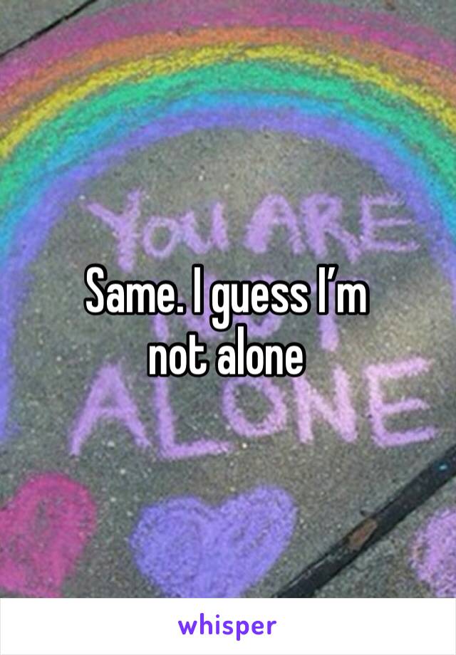 Same. I guess I’m not alone 