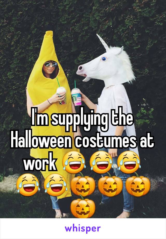 I'm supplying the Halloween costumes at work 😂😂😂😂😂🎃🎃🎃🎃