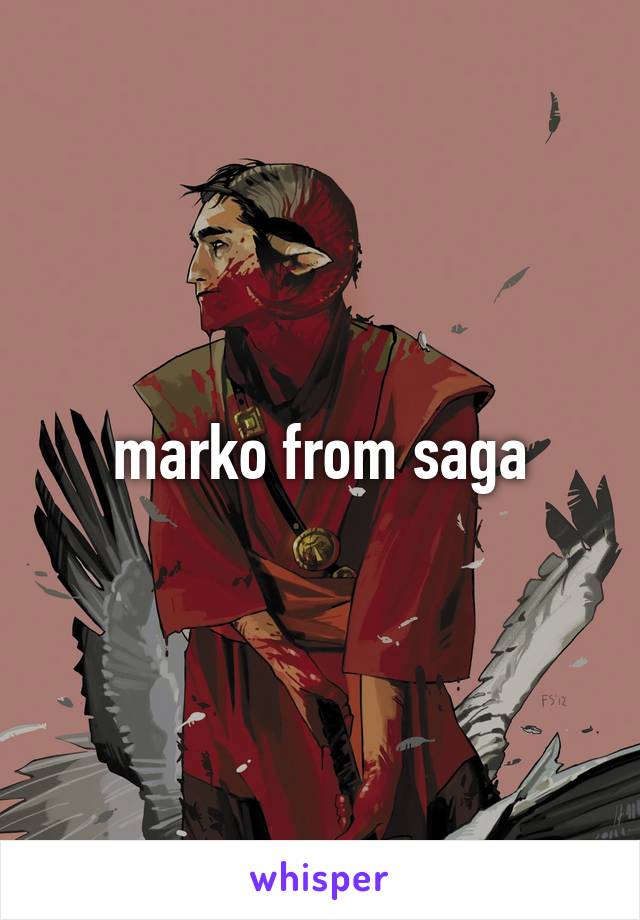 marko from saga