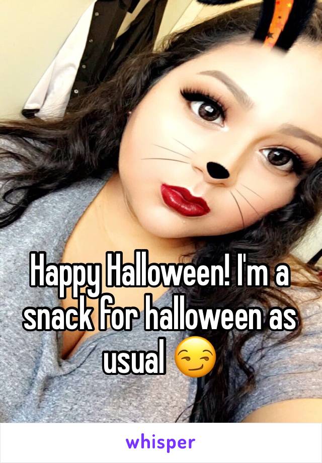 



Happy Halloween! I'm a snack for halloween as usual 😏