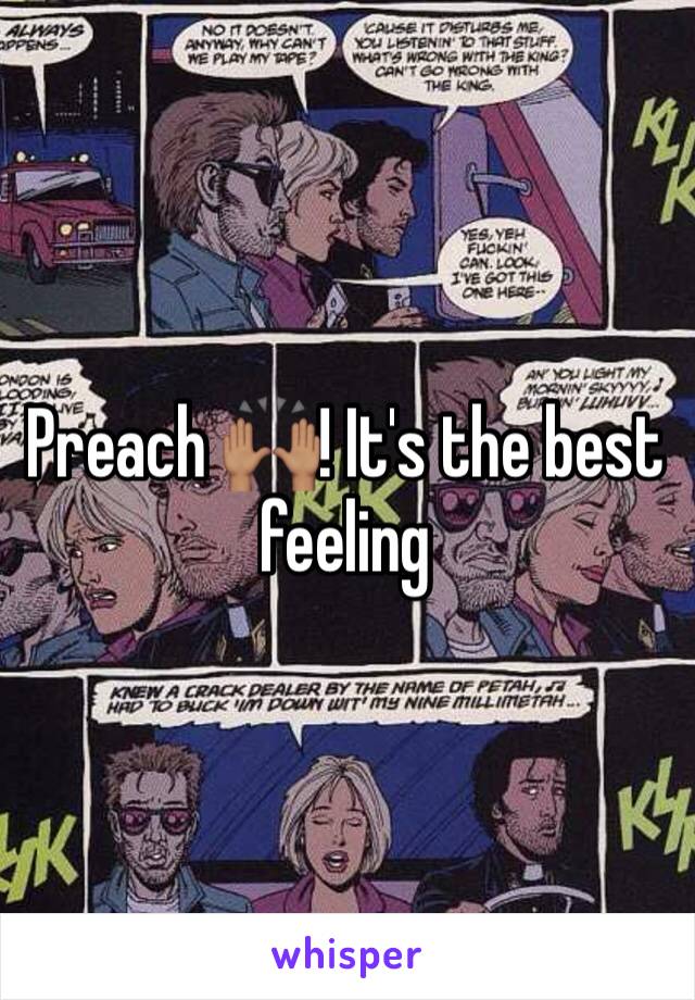 Preach 🙌🏽! It's the best feeling 