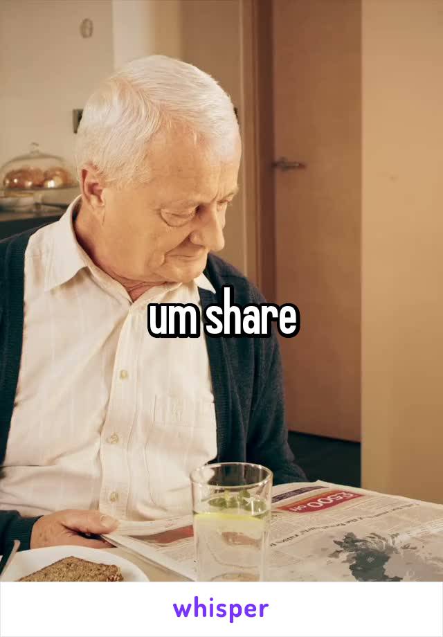 um share