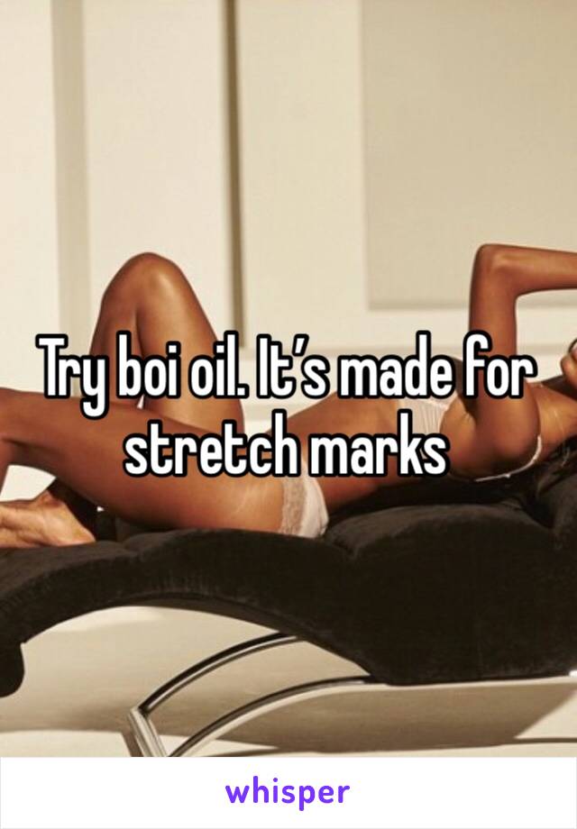 Try boi oil. It’s made for stretch marks