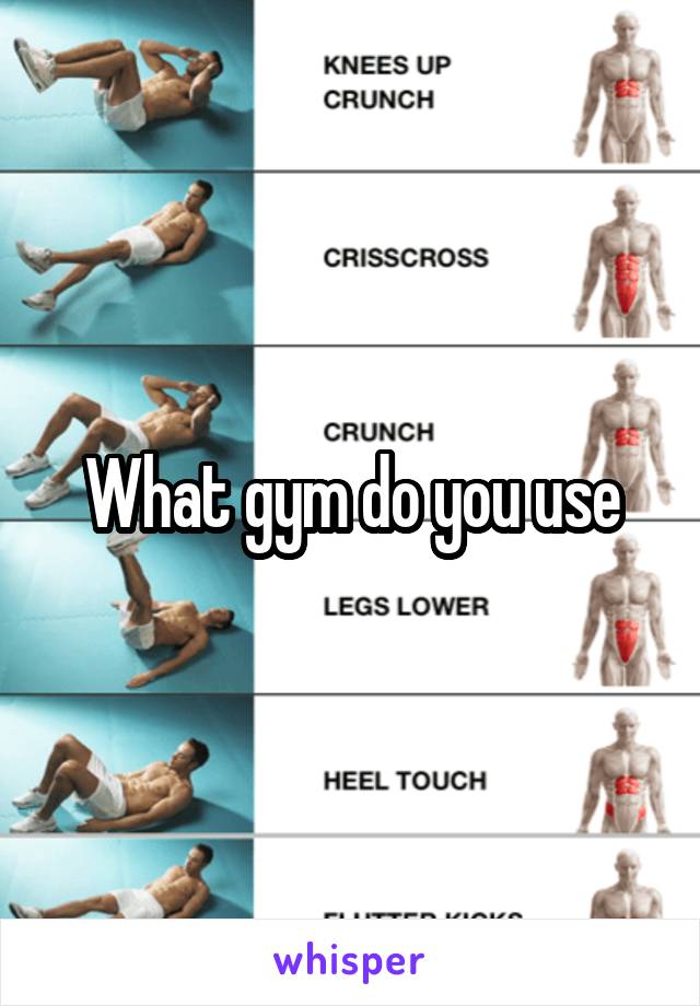 What gym do you use