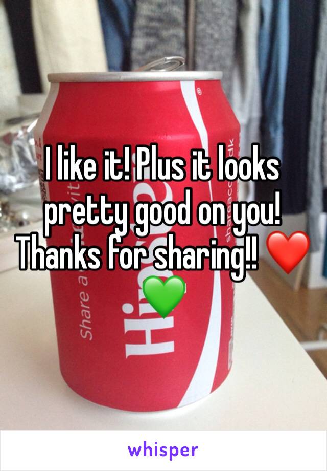 I like it! Plus it looks pretty good on you! Thanks for sharing!! ❤️💚
