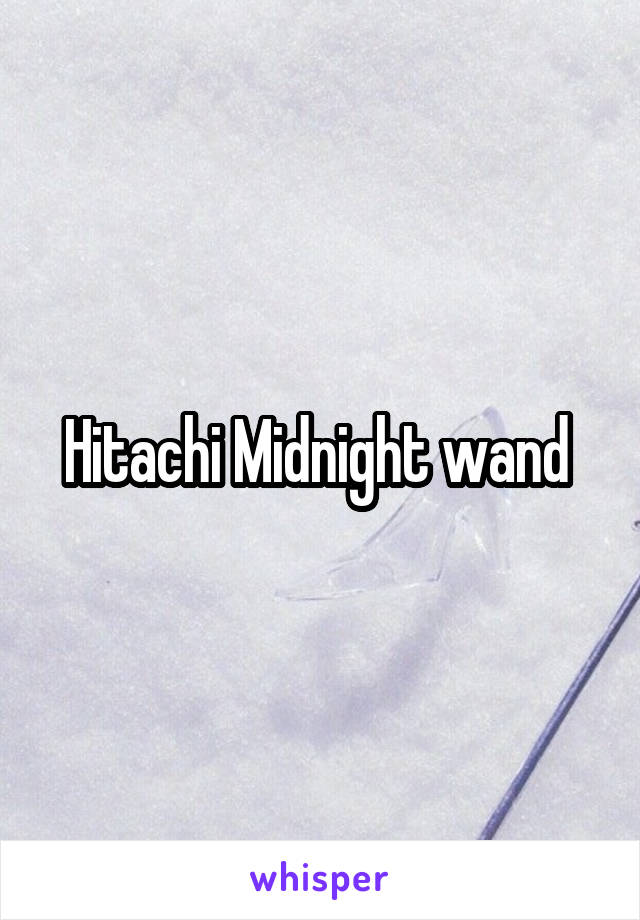Hitachi Midnight wand 