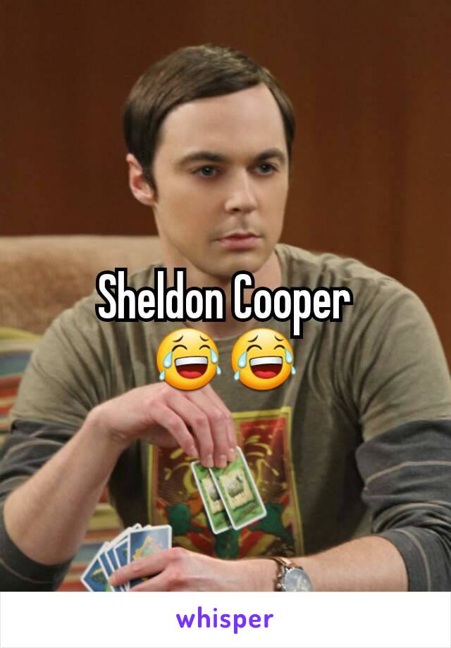 Sheldon Cooper 😂😂