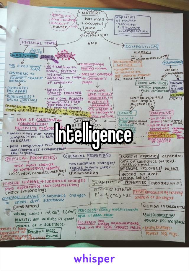 Intelligence 