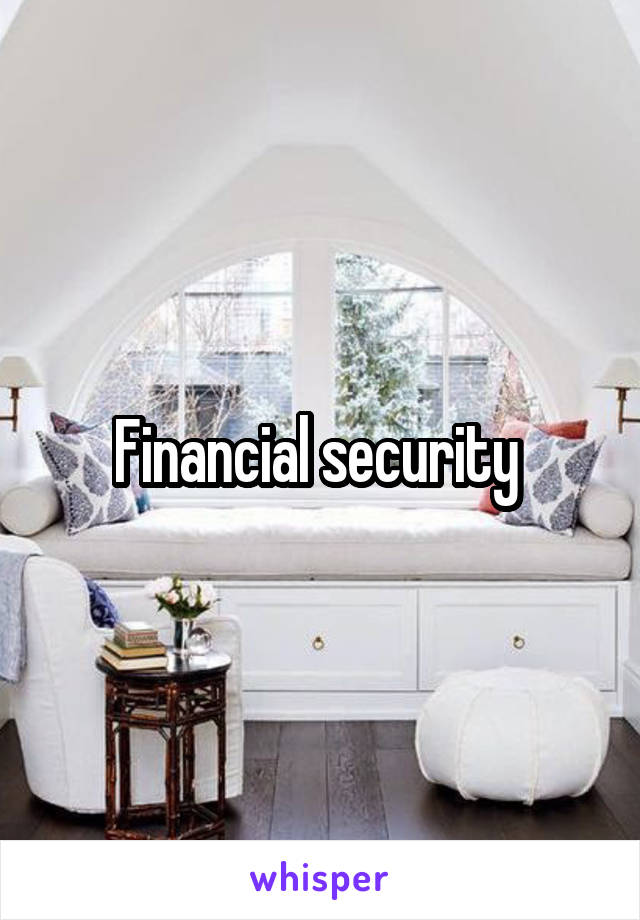 Financial security 