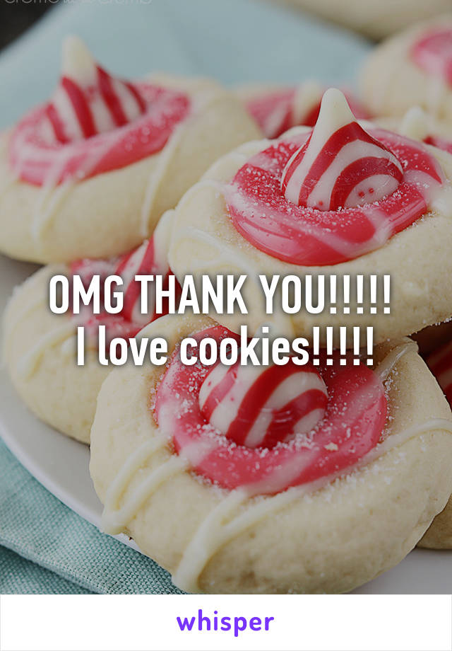 OMG THANK YOU!!!!! 
I love cookies!!!!!