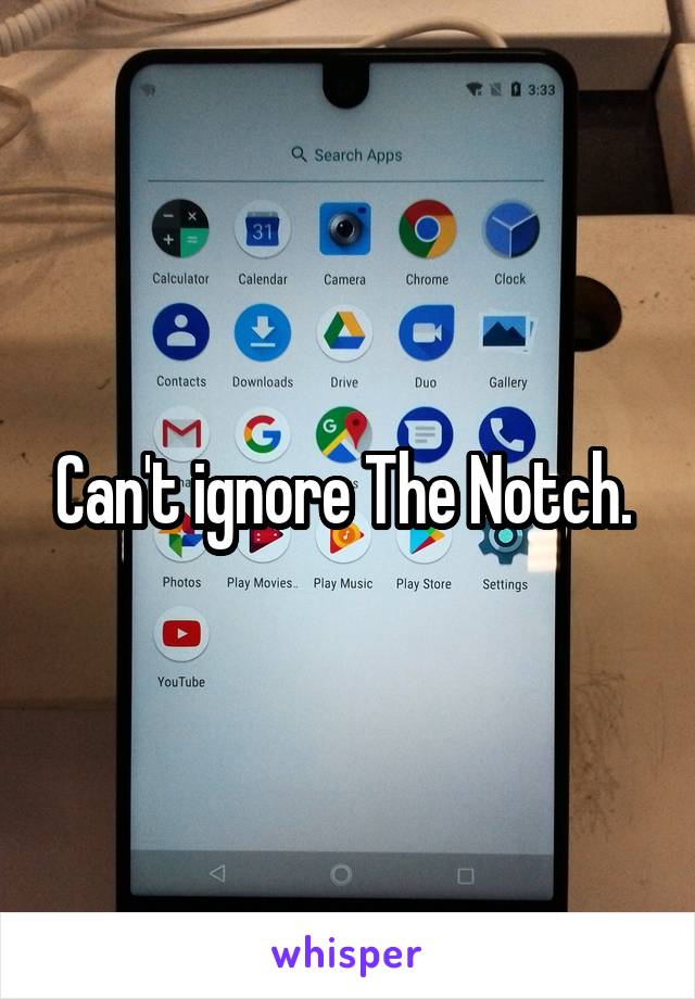 Can't ignore The Notch. 