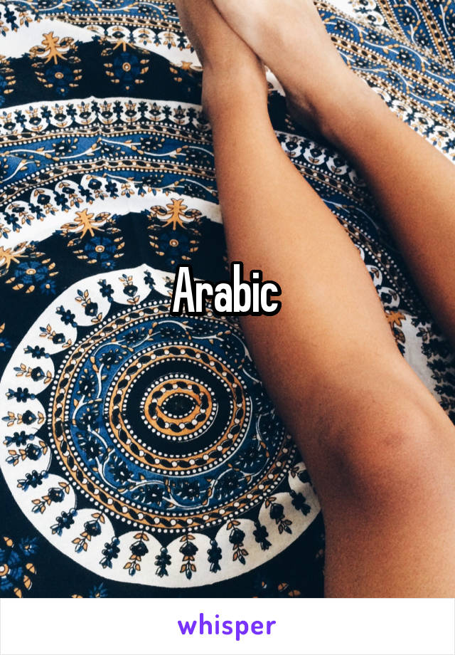 Arabic 
