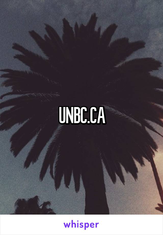 UNBC.CA