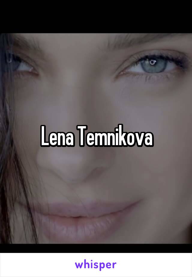 Lena Temnikova