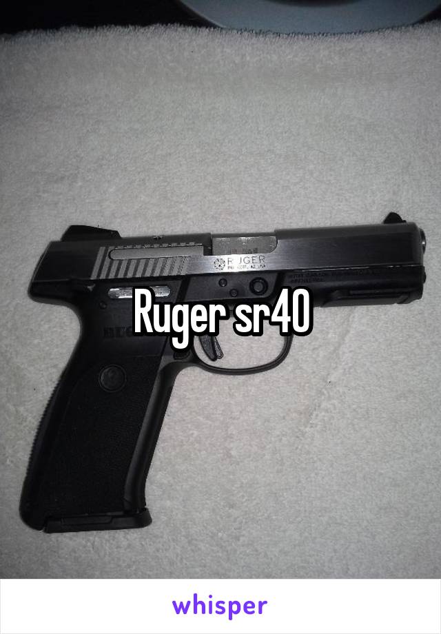 Ruger sr40