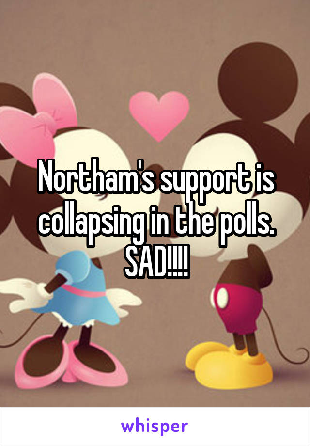 Northam's support is collapsing in the polls. SAD!!!!