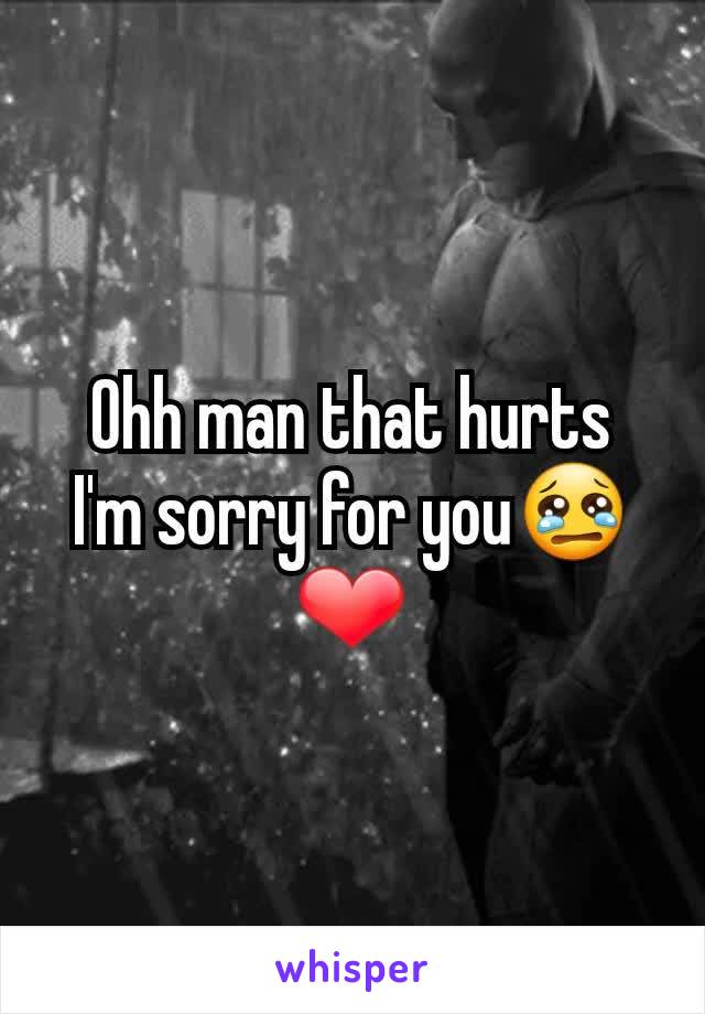 Ohh man that hurts
I'm sorry for you😢❤