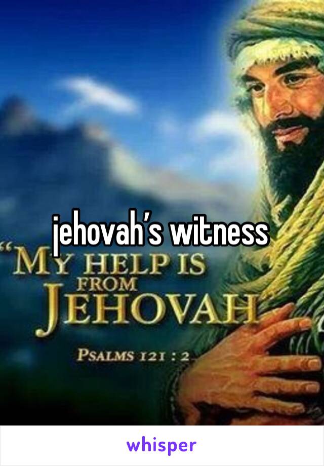 jehovah’s witness