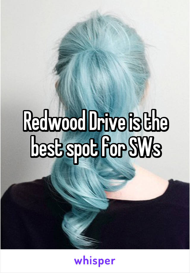 Redwood Drive is the best spot for SWs