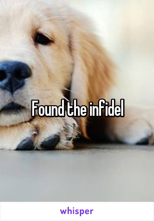 Found the infidel
