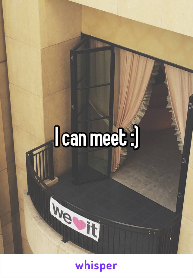 I can meet :)