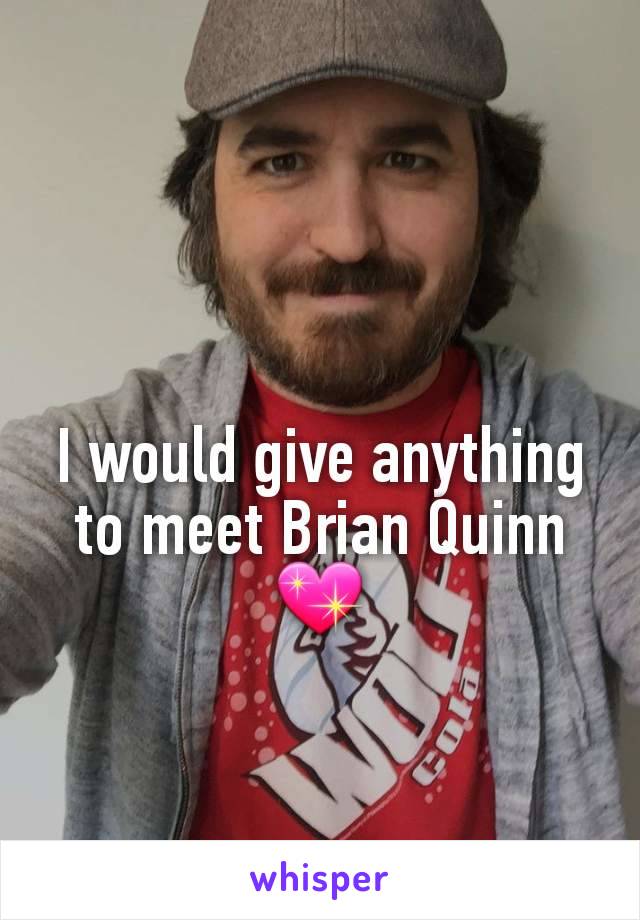 I would give anything to meet Brian Quinn 💖