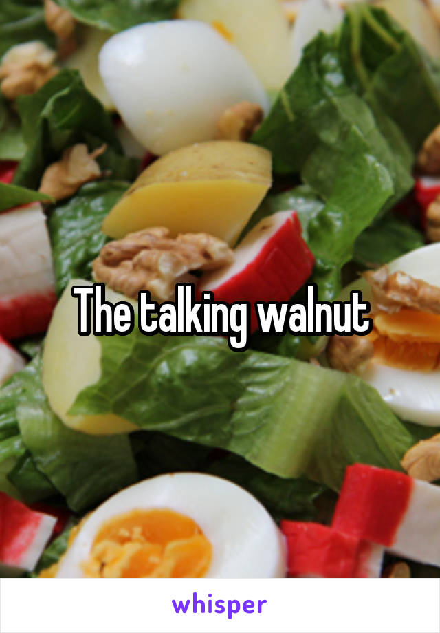 The talking walnut