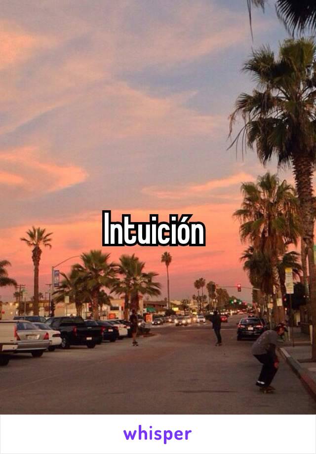 Intuición 