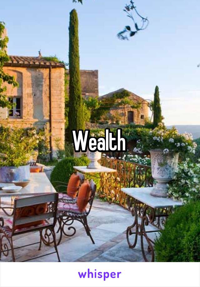 Wealth 