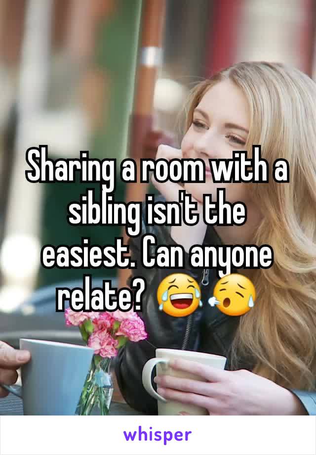 Sharing a room with a sibling isn't the easiest. Can anyone relate? 😂😥