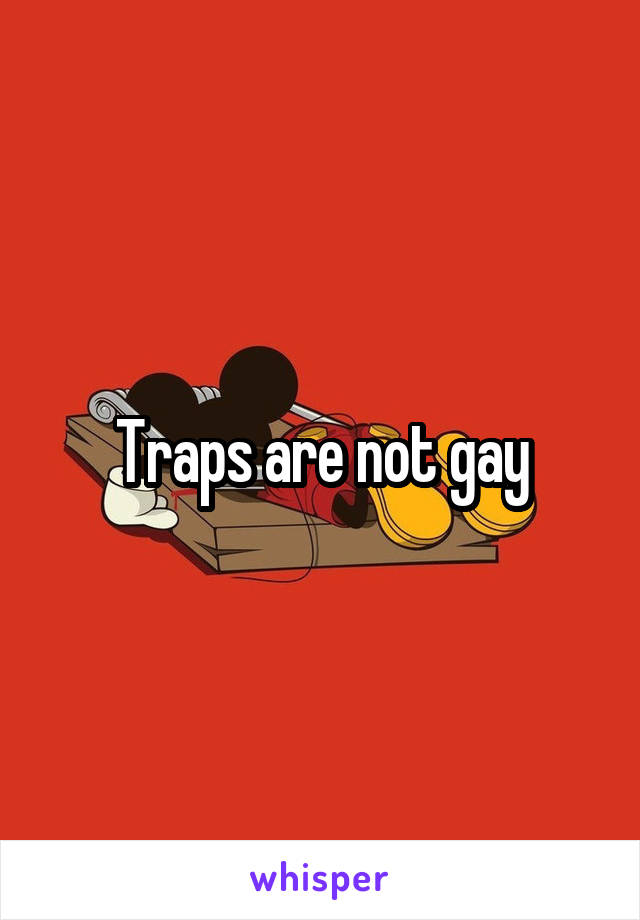 Traps are not gay
