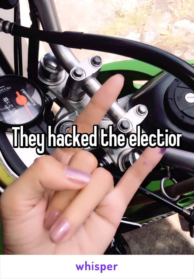 They hacked the election