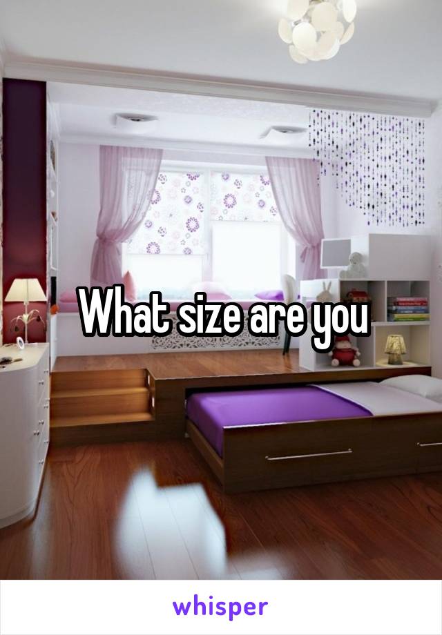 What size are you