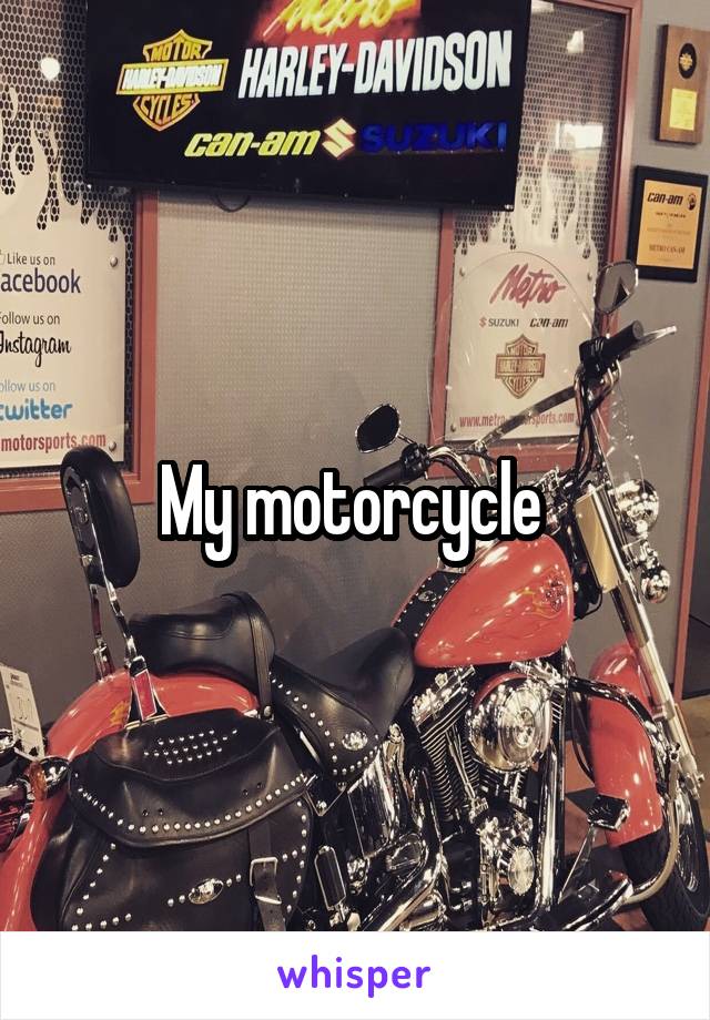My motorcycle 