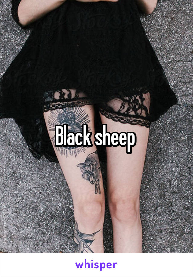 Black sheep 