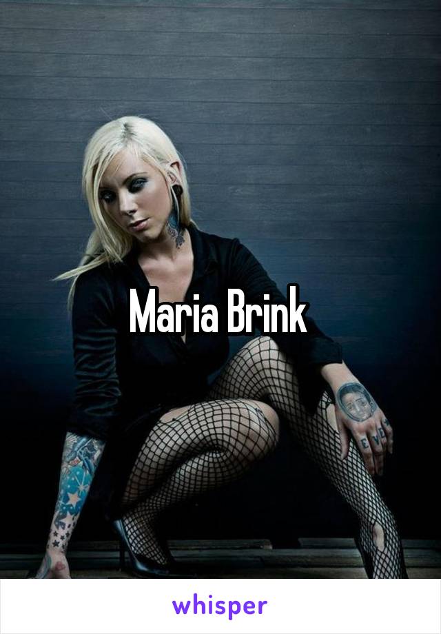 Maria Brink 