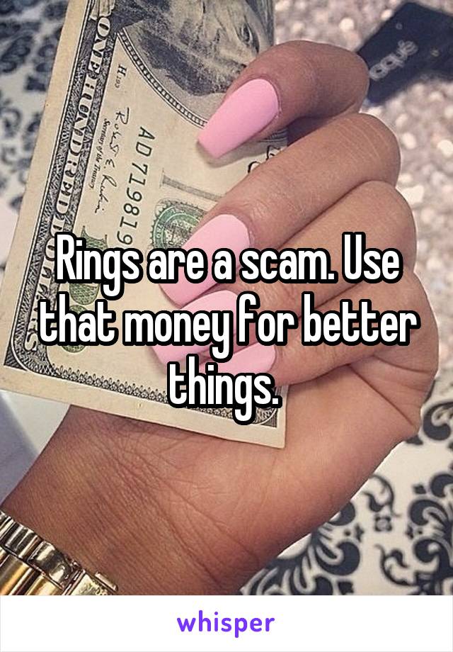 Rings are a scam. Use that money for better things. 