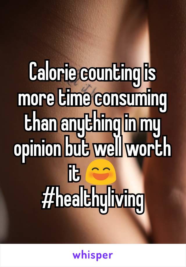 Calorie counting is more time consuming than anything in my opinion but well worth it 😄
#healthyliving