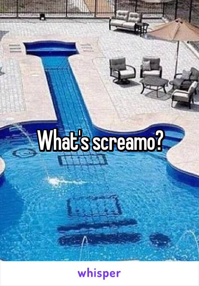 What's screamo?